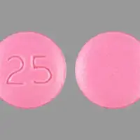 Paxil cr (Paroxetine [ pa-rox-a-teen ])-25-25 mg-Pink-Round