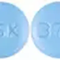 Paxil cr (Paroxetine [ pa-rox-a-teen ])-GSK 37.5-37.5 mg-Blue-Round