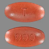 Prezista (Darunavir [ da-roon-a-veer ])-T 800-800 mg-Red-Oval