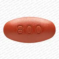 Prezista (Darunavir [ da-roon-a-veer ])-T 800-800 mg-Red-Oval