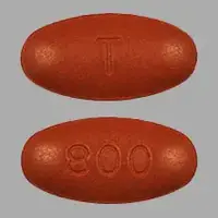 Prezista (Darunavir [ da-roon-a-veer ])-T 800-800 mg-Red-Oval