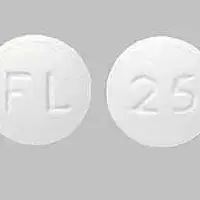 Savella (Milnacipran [ mil-na-si-pran ])-FL 25-milnacipran 25 mg-White-Round