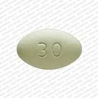 Sensipar (Cinacalcet [ sin-ah-cal-set ])-AMG 30-30 mg-Green-Oval