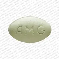 Sensipar (Cinacalcet [ sin-ah-cal-set ])-AMG 60-60 mg-Green-Oval