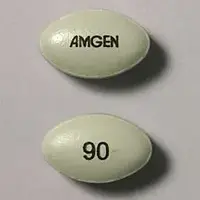 Sensipar (Cinacalcet [ sin-ah-cal-set ])-AMGEN 90-90 mg-Green-Oval