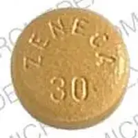 Sular (Nisoldipine [ nye-zol-di-peen ])-893 ZENECA 30-30 mg-Gold-Round