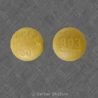 Sular (Nisoldipine [ nye-zol-di-peen ])-893 ZENECA 30-30 mg-Gold-Round