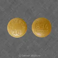 Sular (Nisoldipine [ nye-zol-di-peen ])-894 ZENECA 40-40 mg-Orange-Round