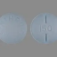 Synthroid (Levothyroxine [ lee-voe-thye-rox-een ])-SYNTHROID 150-150 mcg (0.15 mg)-Blue-Round