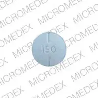 Synthroid (Levothyroxine [ lee-voe-thye-rox-een ])-SYNTHROID 150-150 mcg (0.15 mg)-Blue-Round