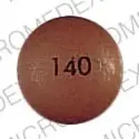 Tofranil (Imipramine [ im-ip-ra-meen ])-140 GEIGY-25 mg-Brown-Round