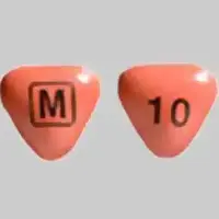 Tofranil (Imipramine [ im-ip-ra-meen ])-M 10-10 mg-Orange-Three-sided