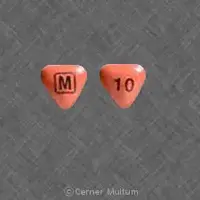 Tofranil (Imipramine [ im-ip-ra-meen ])-M 10-10 mg-Orange-Three-sided