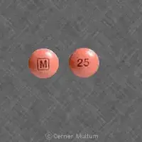 Tofranil (Imipramine [ im-ip-ra-meen ])-M 25-25 mg-Orange-Round