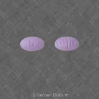 Trexall (Methotrexate (oral) [ meth-oh-trex-ate ])-b 945 15-15 mg-Purple-Oval