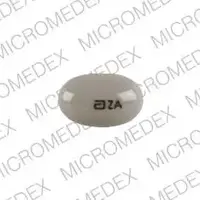 Zemplar (Paricalcitol (oral/injection) [ par-i-kal-si-tol ])-LOGO ZA-1 mcg-Gray-Oval