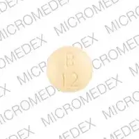 Ziac (Hydrochlorothiazide and bisoprolol [ hye-droe-klor-oh-thye-a-zide-and-bi-soe-proe-lol ])-LL B 12-2.5 mg / 6.25 mg-Yellow-Round