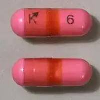Geri-dryl (Diphenhydramine [ dye-fen-hye-dra-meen ])-K 6-50 mg-Pink-Capsule-shape