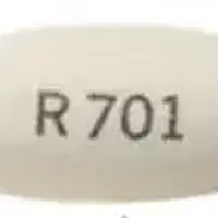 Esomeprazole and naproxen (Esomeprazole and naproxen [ ee-soe-mep-ra-zole-and-na-prox-en ])-R 701-20 mg esomeprazole magnesium / 500 mg naproxen-White-Capsule-shape