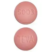 Amlodipine and olmesartan (Amlodipine and olmesartan [ am-loe-de-peen-ol-me-sar-tan ])-TEVA 5003-10 mg / 12.5 mg / 40 mg-Pink-Round
