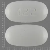 Ibuprofen (Ibuprofen)-122-600 mg-White-Capsule-shape