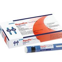Repatha autoinjector (Evolocumab [ e-voe-lok-ue-mab ])-140 mg/mL single-dose prefilled SureClick® autoinjector