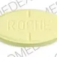 Bumex (oral/injection) (Bumetanide (oral/injection) [ byoo-met-a-nide ])-ROCHE BUMEX 1-1 mg-Yellow-Oval