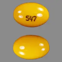 Calcitriol (Calcitriol (oral/injection) [ kal-si-trye-ol ])-547-0.25 mcg-Yellow-Oval