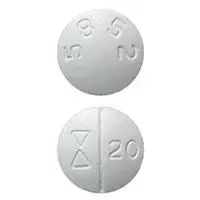 Escitalopram (Escitalopram)-5852 Logo 20-20 mg-White-Round