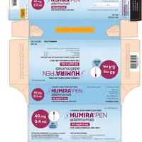 Humira (Adalimumab [ ay-da-lim-ue-mab ])-medicine-40 mg/0.4 mL in a single-dose pen