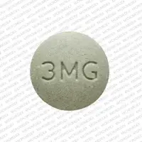 Intuniv (Guanfacine [ gwahn-fa-seen ])-503 3MG-3 mg-Green-Round