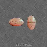 Remeron (Mirtazapine [ mir-taz-a-peen ])-Organon TZ 5 TZ 5-30 mg-Brown-Oval