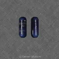 Bentyl (Dicyclomine (oral/injection) [ dye-sye-kloe-meen ])-BENTYL 10 BENTYL 10-10 mg-Blue-Capsule-shape