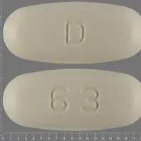 Clarithromycin (Clarithromycin [ kla-rith-roe-mye-sin ])-D 63-500 mg-Yellow-Oval