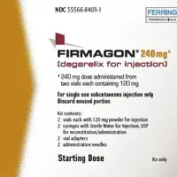 Firmagon (Degarelix [ deg-a-rel-ix ])-medicine-starting dose: two single-dose vials each delivering 120 mg