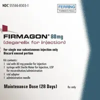 Firmagon (Degarelix [ deg-a-rel-ix ])-medicine-maintenance dose: one single-dose vial delivering 80 mg