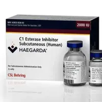 Haegarda (C1 esterase inhibitor subcutaneous (human) [ c1 es-ter-ase-in-hib-it-or ])-medicine-2000 IU lyophilized powder for injection