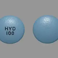 Hysingla er (Hydrocodone (oral) [ hye-droe-koe-done ])-HYD 100-100 mg-Blue-Round