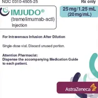 Imjudo (Tremelimumab-actl)-medicine-25 mg/1.25 mL (20 mg/mL) injection