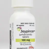 Jaypirca (Pirtobrutinib)-Lilly 100 7026-100 mg-Blue-Round