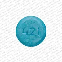 Lo loestrin fe (Ethinyl estradiol and norethindrone acetate)-WC 421-ethinyl estradiol 0.01 mg / norethindrone acetate 1 mg-Blue-Round