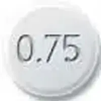 Mirapex er (Pramipexole [ pram-i-pex-ole ])-ER 0.75-0.75 mg-White-Round