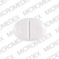 Mirapex (Pramipexole [ pram-i-pex-ole ])-U U 8 8-0.5 mg-White-Oval