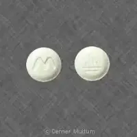 Mobic (Meloxicam [ mel-oks-i-kam ])-M LOGO-7.5 mg-Yellow-Round