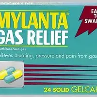 Mylanta gas maximum strength (Simethicone [ sye-meth-i-cone ])-MYLANTA GAS-62.5 mg-Blue / Yellow-Oval