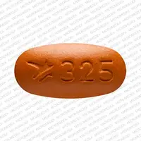 Myrbetriq (Mirabegron [ mir-a-beg-ron ])-Logo 325-25 mg-Brown-Oval