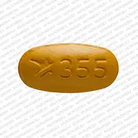 Myrbetriq (Mirabegron [ mir-a-beg-ron ])-Logo 355-50 mg-Yellow-Oval