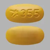 Myrbetriq (Mirabegron [ mir-a-beg-ron ])-Logo 355-50 mg-Yellow-Oval