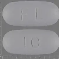 Namenda (Memantine [ meh-man-teen ])-10 FL-10 mg-Gray-Capsule-shape