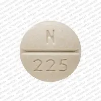 Nature-throid (Thyroid desiccated [ thye-roid ])-RLC N 225-146.25 mg (2 ¼ Grain)-White-Round